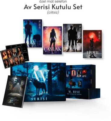 Av Serisi 4 Kitaplık Hediyeli Özel Kutu (Ciltsiz) - 1