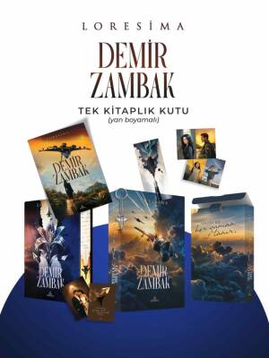 Demir Zambak 1 – Tek Kitaplık Kutu Yan Boyamalı - 1