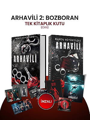 İMZALI - Arhavili 2: Bozboran Ciltli Tek Kitaplık Kutu - 1