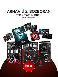 İMZALI - Arhavili 2: Bozboran Yan Boyamalı Tek Kitaplık Kutu - Burcu Büyükyıldız
