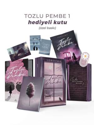 Tozlu Pembe 1 – Ciltli Yan Boyamalı Hediyeli Kutu - 1