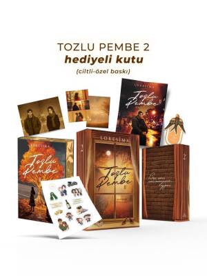 Tozlu Pembe 2 –Tek Kitaplık Kutu Yan Boyamalı - 1