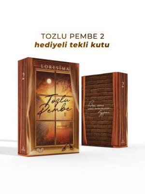 Tozlu Pembe 2 –Tek Kitaplık Kutu Yan Boyamalı - 2