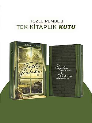 Tozlu Pembe 3 – Tek Kitaplık Kutu Yan Boyamalı - 2
